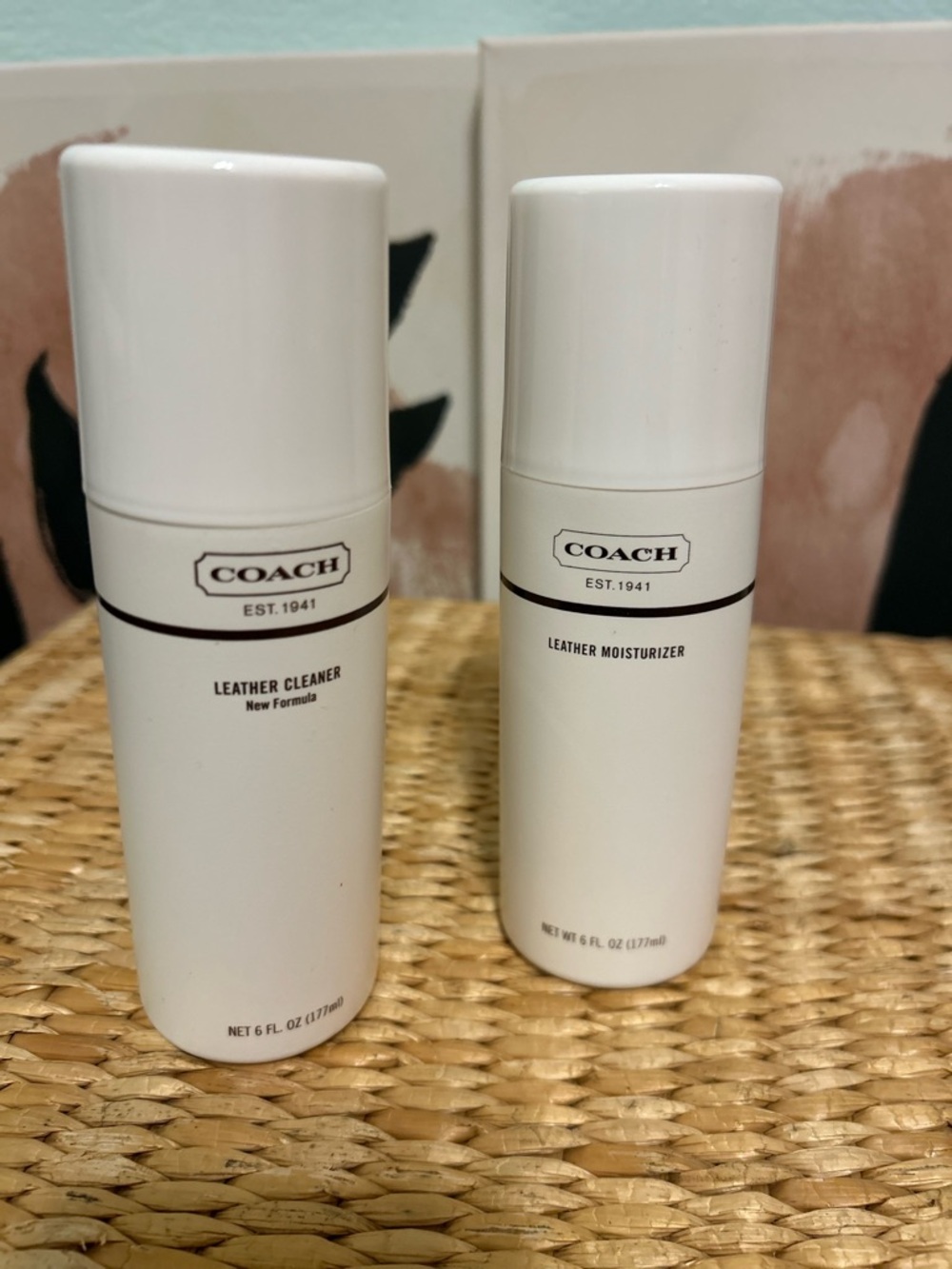 Coach White Leather Cleaner and Moisturizer Duo